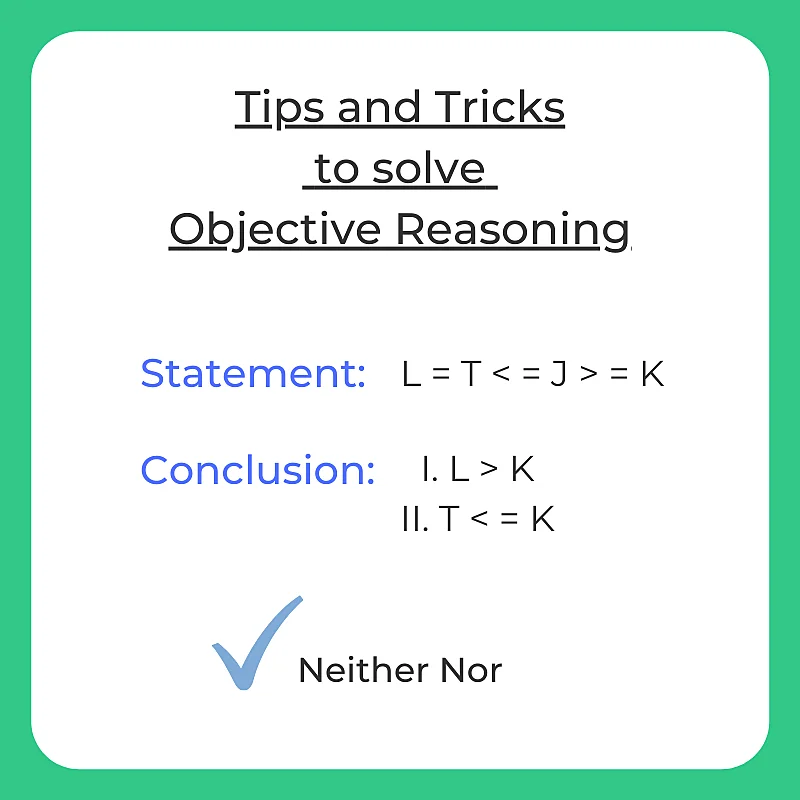 Tips and Tricks and Shortcuts for Objective Reasoning PrepInsta